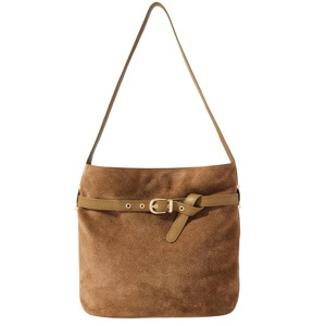 Mint Velvet Maci Tan Suede Bucket Bag